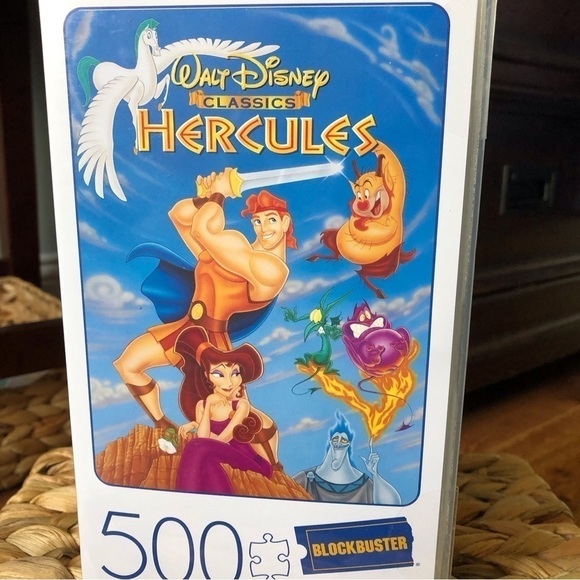 Blockbuster: Disney: Hercules movie cover puzzle in case 500pc. - Picture 5 of 5